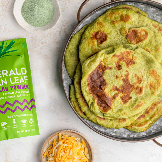 Suncore Foods Emerald Pandan Leaf Cheesy Naan
