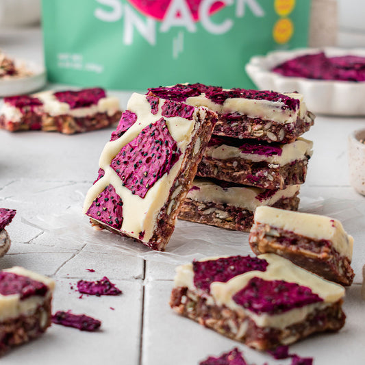 Suncore Foods Red Dragon Fruit Chips No-Bake Granola Bars