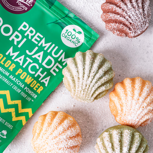 Suncore Foods Midori Jade Matcha & Orange Vanilla Madeleines