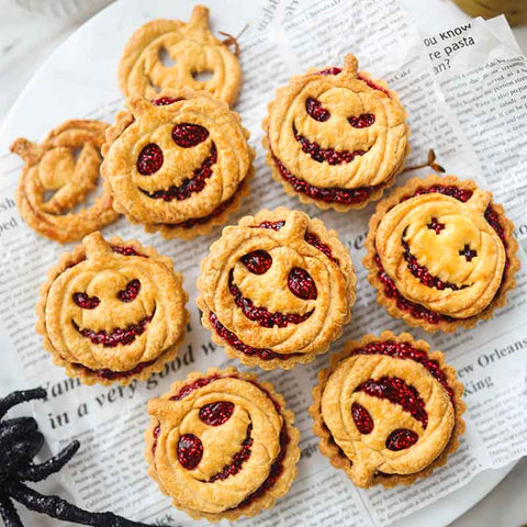 Berry Chia Jam Halloween Pies