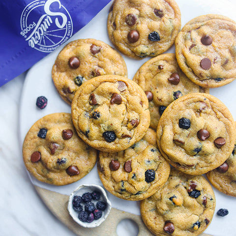 Blueberry Chocolate Chip Cookies