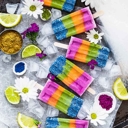Suncore Foods Rainbow Frosty Popsicles
