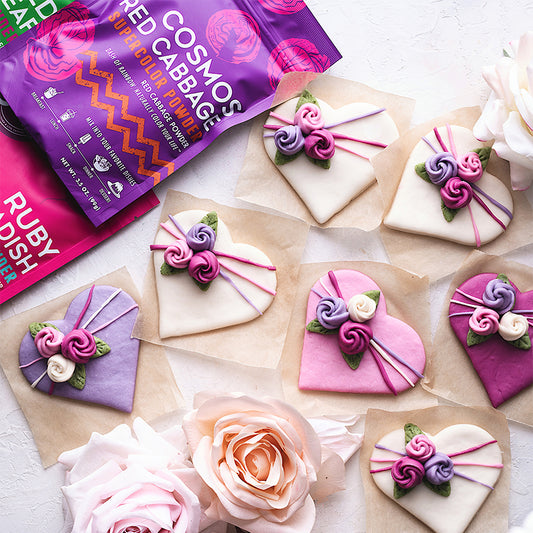 Suncore Foods Colorful Heart Shaped Steamed Buns