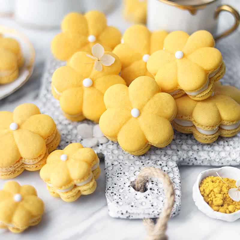 Suncore Foods Yellow Safflower Macarons