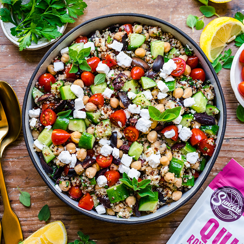 Suncore Foods Greek Quinoa Chickpea Salad