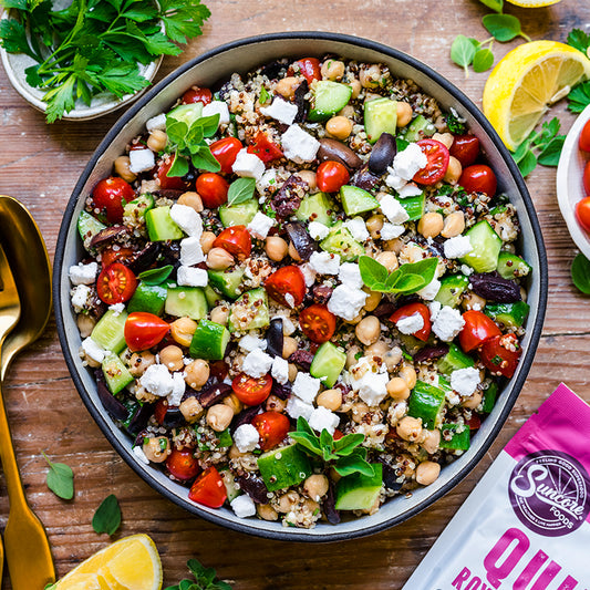 Suncore Foods Greek Quinoa Chickpea Salad