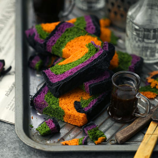 Suncore Foods Halloween Colorful Spiral Bread