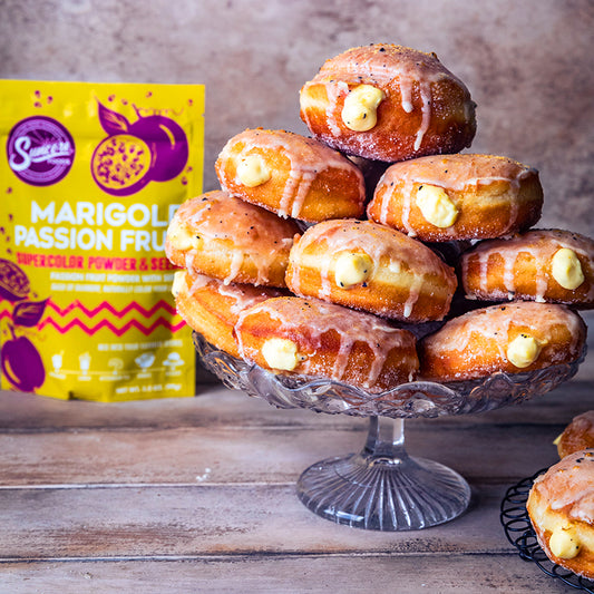 Suncore Foods Homemade Donuts with Passionfruit Custard