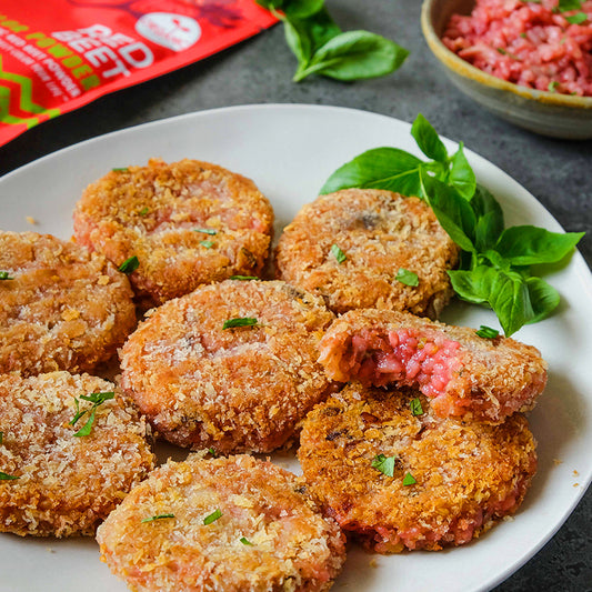 Suncore Foods Mushroom Red Beet Risotto Cakes