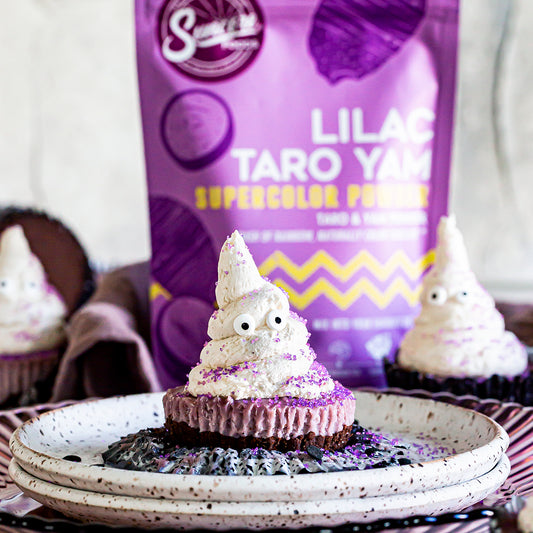 Suncore Foods Friendly Ghost Lilac Taro Yam Cheesecake