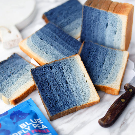 Suncore Foods Ombre Blue Butterfly Pea Bread