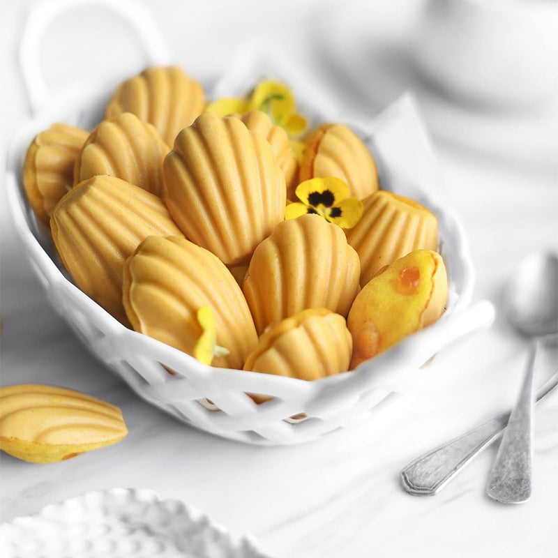 Suncore Foods Candied Orange Peel Orange Safflower Turmeric Madeleines