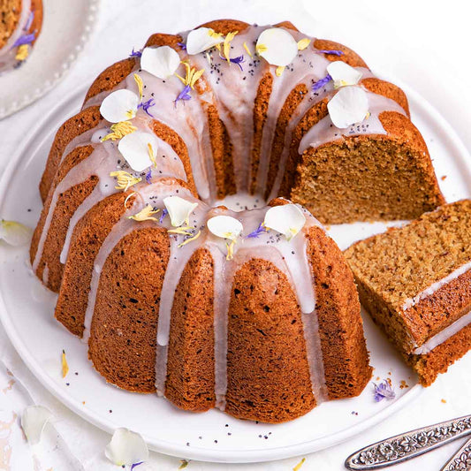 Suncore Foods Pink Pitaya Glazed Carrot Cake Bundt