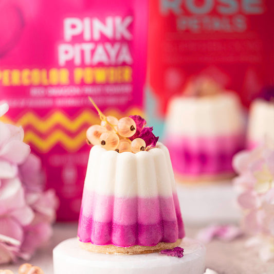 Suncore Foods Pink Pitaya Layered Panna Cottas