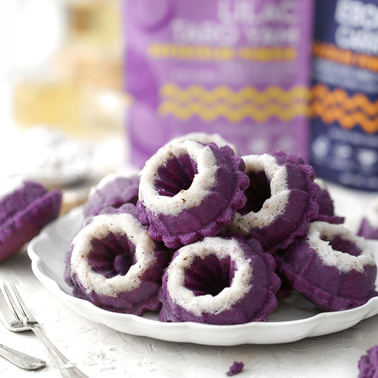 Suncore Foods Purple Steamed Coconut Bundt Cake