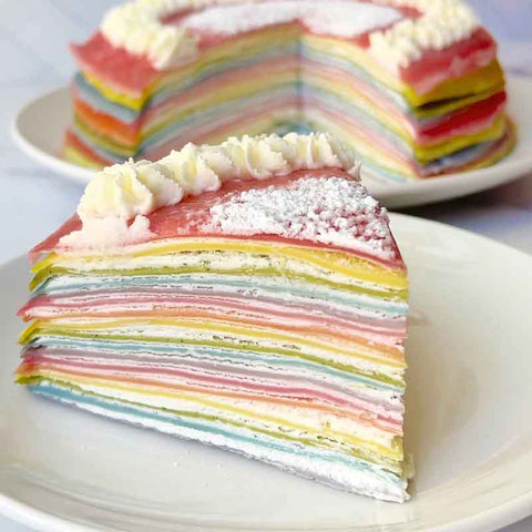 Rainbow Crepes Cake