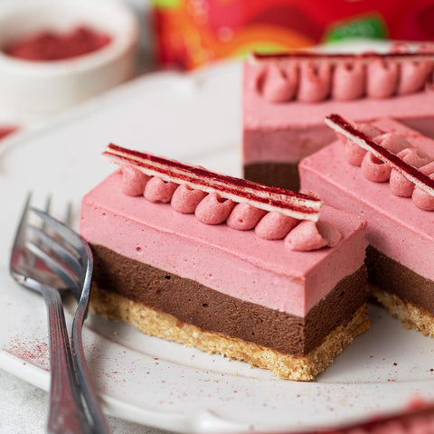 Red Beet and Chocolate Mousse Cake