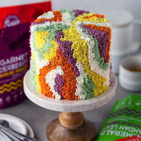 Rainbow Shag Cake