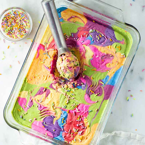 Unicorn Rainbow Ice Cream