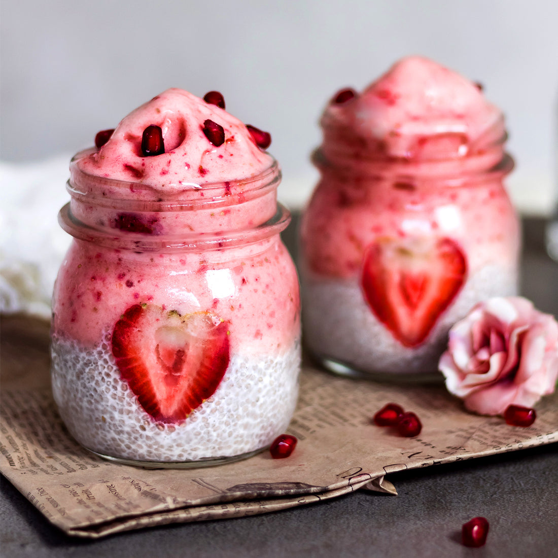 Suncore Foods Chia Pudding Nice Cream Jars