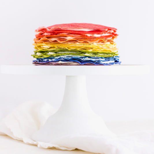 Suncore Foods Rainbow Mille Crepe Cake