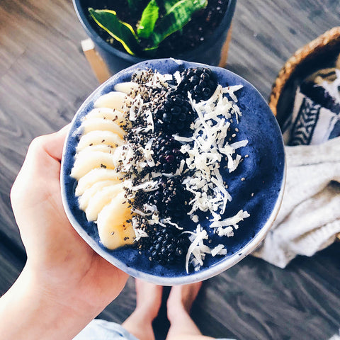 Blue Butterfly Pea Smoothie Bowl