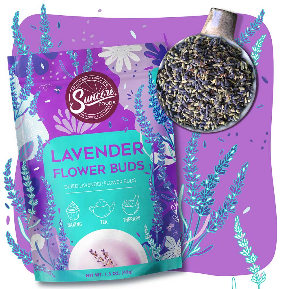 Lavender Flower Buds - Quality Blooms from Suncore Foods - Just $9.89! Shop now at Suncore Foods Inc.