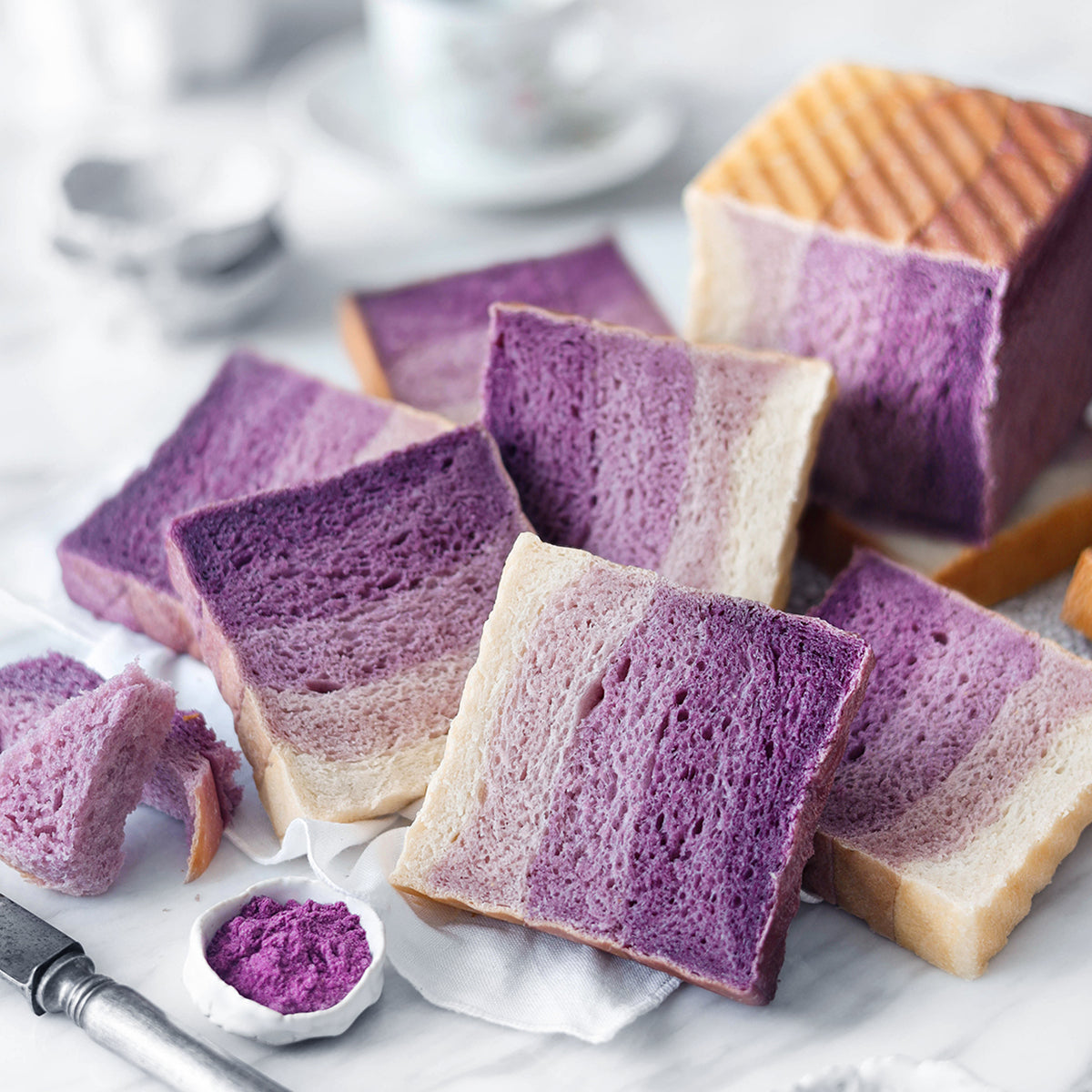 Lilac Taro Yam Powder