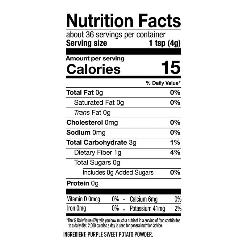 Purple Sweet Potato Powder - Quality Powders & Flakes from Suncore Foods - Just $19.99! Shop now at Suncore Foods Inc.